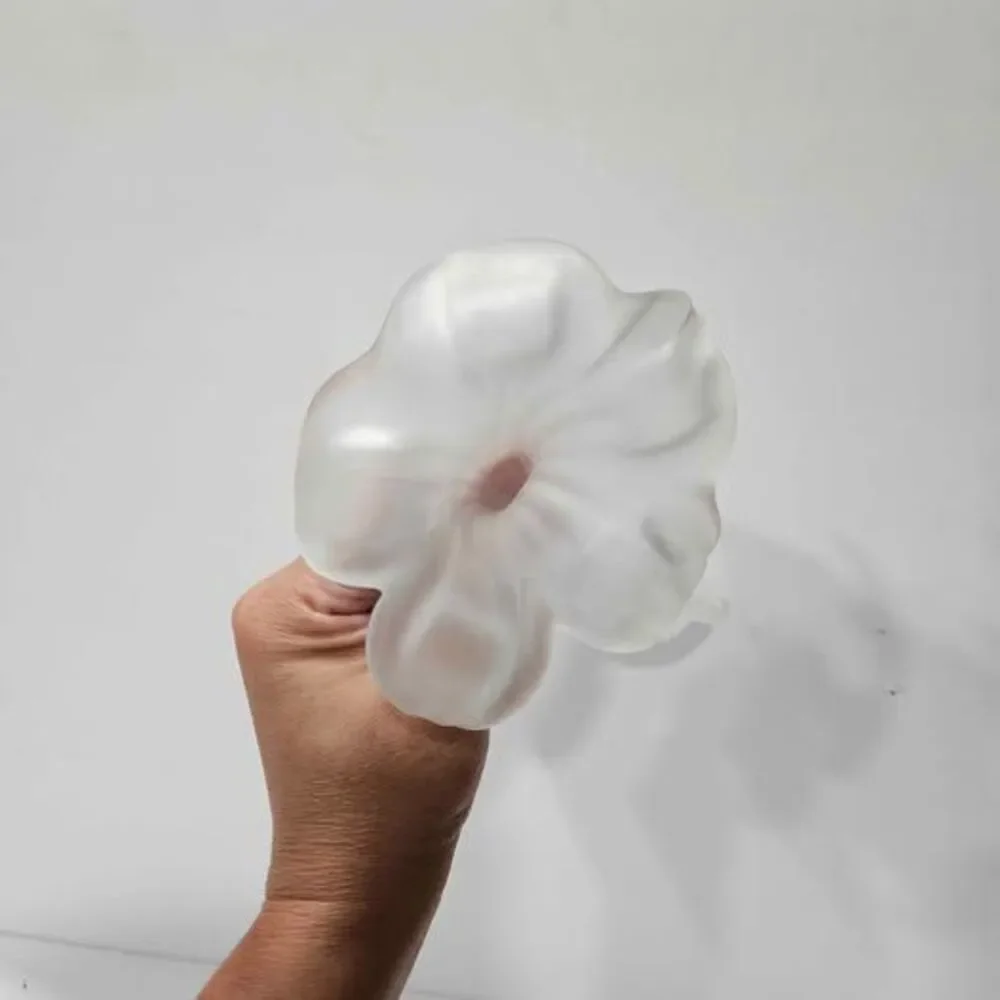 Frosted Glass Flower Decoration